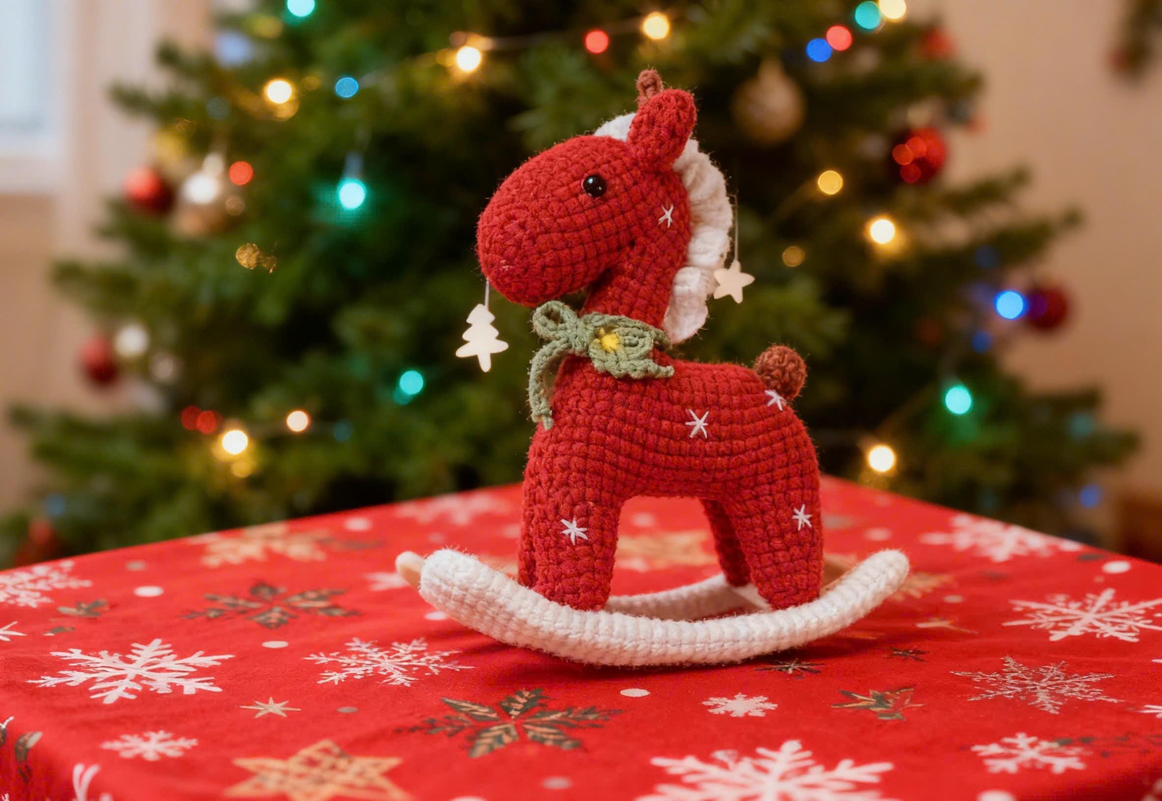 Cow Rocking Horse Pattern Crochet Rocking Horse Pattern, Amigurumi Animal (PDF Pattern) - Etsy
