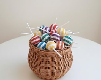 Cute Candy Pop Crochet Pattern, Amigurumi PDF Pattern, Holiday Crochet Tutorial, Beginner Friendly