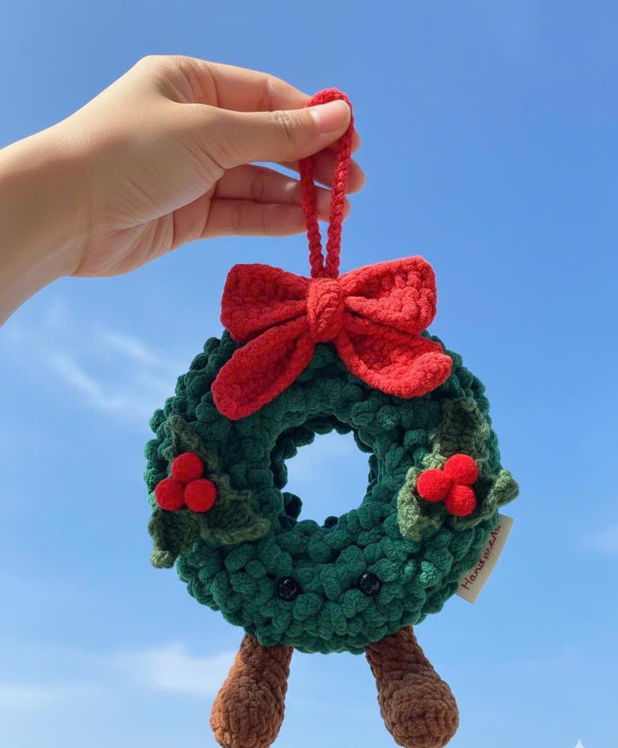 Christmas Crochet Pattern – Amigurumi Wreath, Tree & Candy Cane (PDF ...