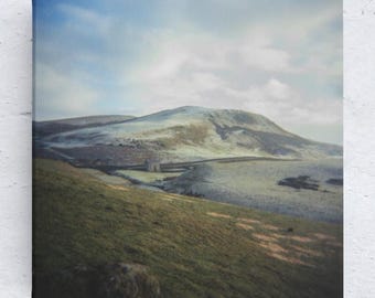 Vintage Mountain Landscape Photography: Museum Quality Matte Art Print, Framed Wall Decor