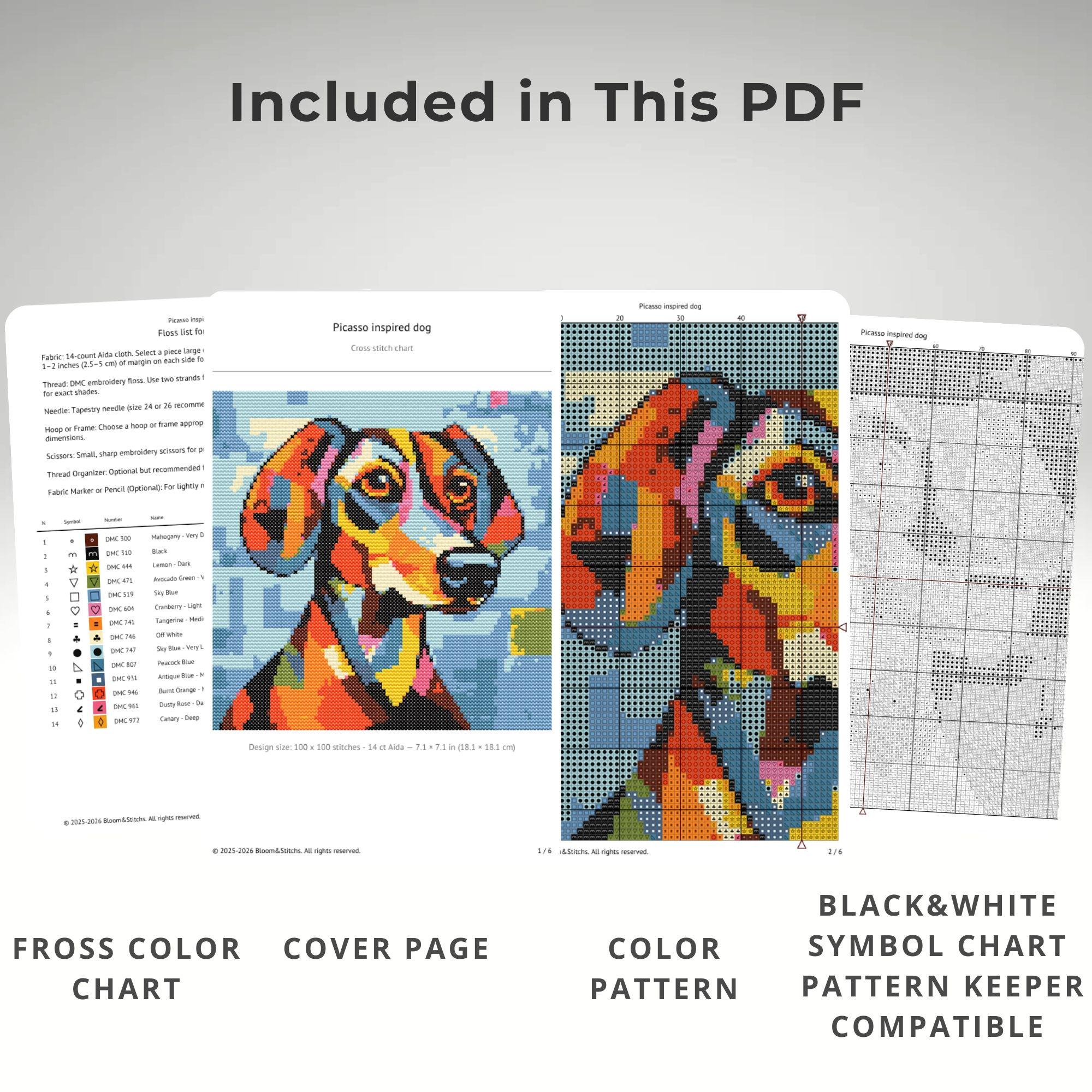 Punch Monkey Cross Stitch Pattern, Beginner Friendly, Needlepoint ...