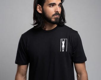 Pull Up Silhouette Shirt | Minimalist Calisthenics Workout Tee