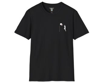 Basketball Shooting Silhouette Shirt | Minimalist Athletic Gym Tee