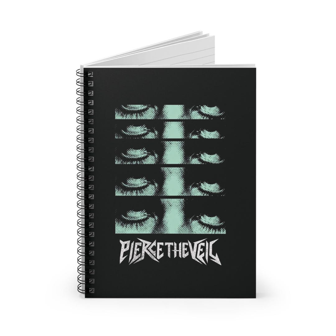 Band Spiral Notebook - Ruled Line, Grunge Emo Back to School Journal ...