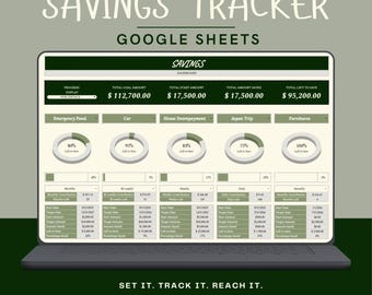 The Ultimate Savings Tracker (Google Sheets)