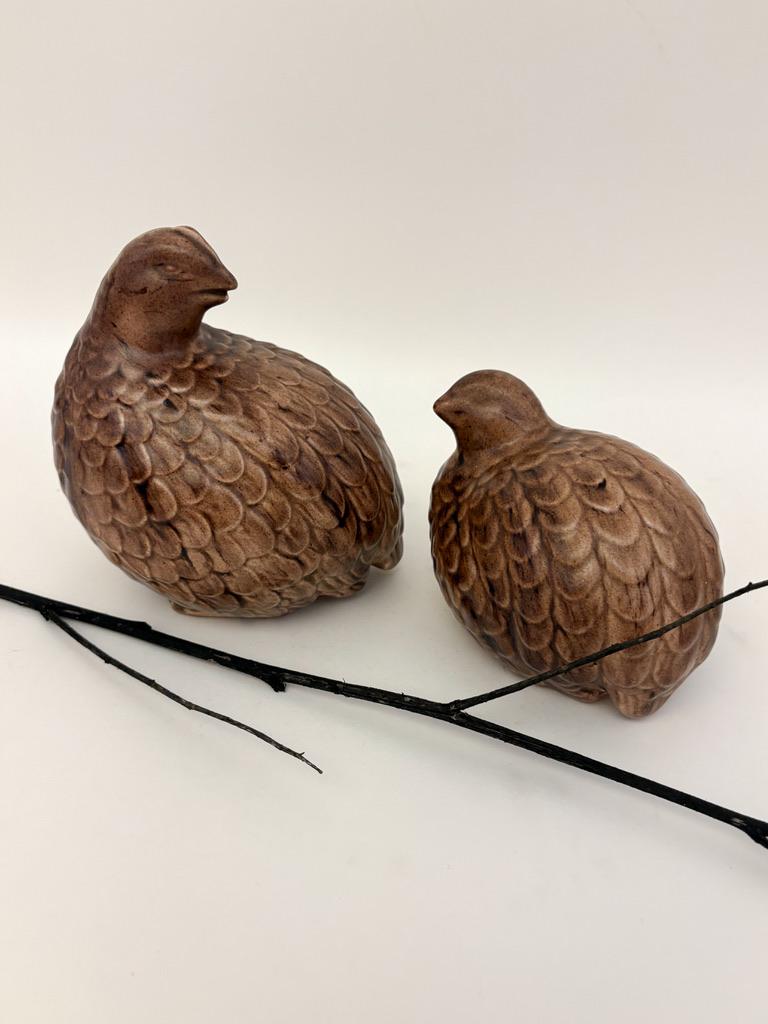 金属　鶉　うずら　置物 　2体セット ウズラの置物 - Etsy 日本