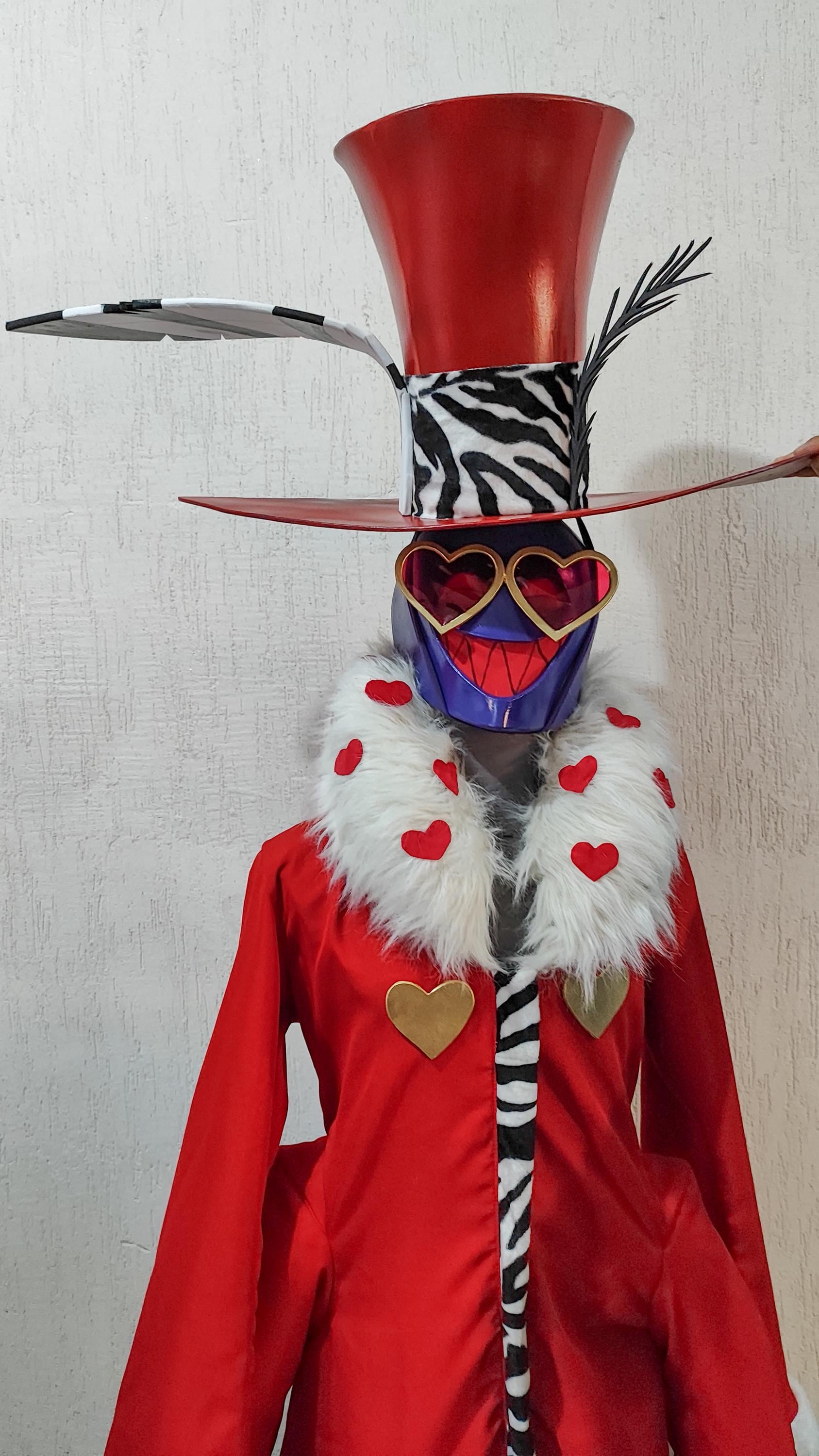 Hazbin Hotel - Valentino PDF Pattern for Hat, Mask & Glasses