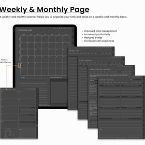 ADHD Digital Planner, Daily ADHD Planner, Adult ADHD Planner, 2026 Digital Planner, Neurodivergent Planner,  Goodnotes Planner, adhd Planner