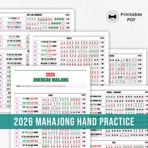 2026 American Mahjong Cheat Sheet Bundle | Mahjong Hand Tracker + Mahjong Guide + Digital Card | Beginner Strategy, Printable PDF Mah Jongg

Mahjong heat sheet,
mahjong all hands,
mah jongg strategy,
mahjong pivot guide,
mahjong bundle pdf,
mah jongg printable,
mahjong digital card,
mahjong 2026 bundle,
mah jongg 2026,
mahjong game night,
American Mahjong,
mahjong player,
mahjong 2026,

Master the 2026 Mahjong card faster with this printable American Mahjong Cheat Sheet Bundle.