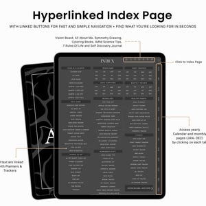 ADHD Digital Planner, Daily ADHD Planner, Adult ADHD Planner, 2026 Digital Planner, Neurodivergent Planner,  Goodnotes Planner, adhd Planner