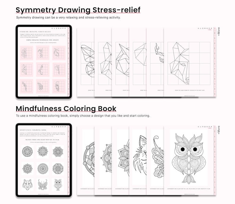 ADHD Digital Planner for Goodnotes, iPad & Android.  Adult ADHD daily planner, self care + habit tracker, based on science. Planner ADHD