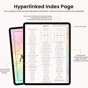 ADHD Digital Planner (made by an ADHD Coach) for Goodnotes, iPad & Android. Adhd Digital Planner, Planner Adhd, Adult ADHD daily planner