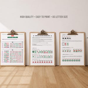 2026 American Mahjong Cheat Sheet Bundle | Mahjong Hand Tracker + Mahjong Guide + Digital Card | Beginner Strategy, Printable PDF Mah Jongg

Mahjong heat sheet,
mahjong all hands,
mah jongg strategy,
mahjong pivot guide,
mahjong bundle pdf,
mah jongg printable,
mahjong digital card,
mahjong 2026 bundle,
mah jongg 2026,
mahjong game night,
American Mahjong,
mahjong player,
mahjong 2026,

Master the 2026 Mahjong card faster with this printable American Mahjong Cheat Sheet Bundle.