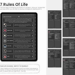 ADHD Digital Planner, Daily ADHD Planner, Adult ADHD Planner, 2026 Digital Planner, Neurodivergent Planner,  Goodnotes Planner, adhd Planner