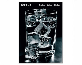 Expo '73 - The Bar Multilingual Retro Poster