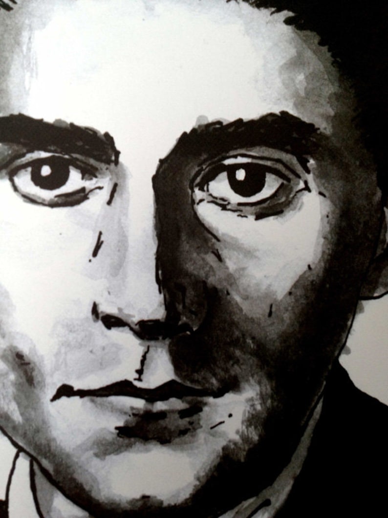 Franz Kafka poster print Great Writers image 3
