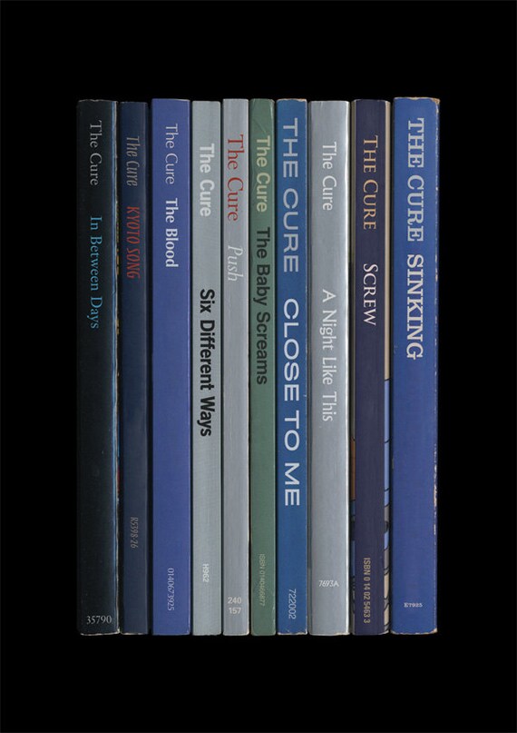 The Cure The Head On The Door Poster Print Album As Books Robert Smith Book Print
