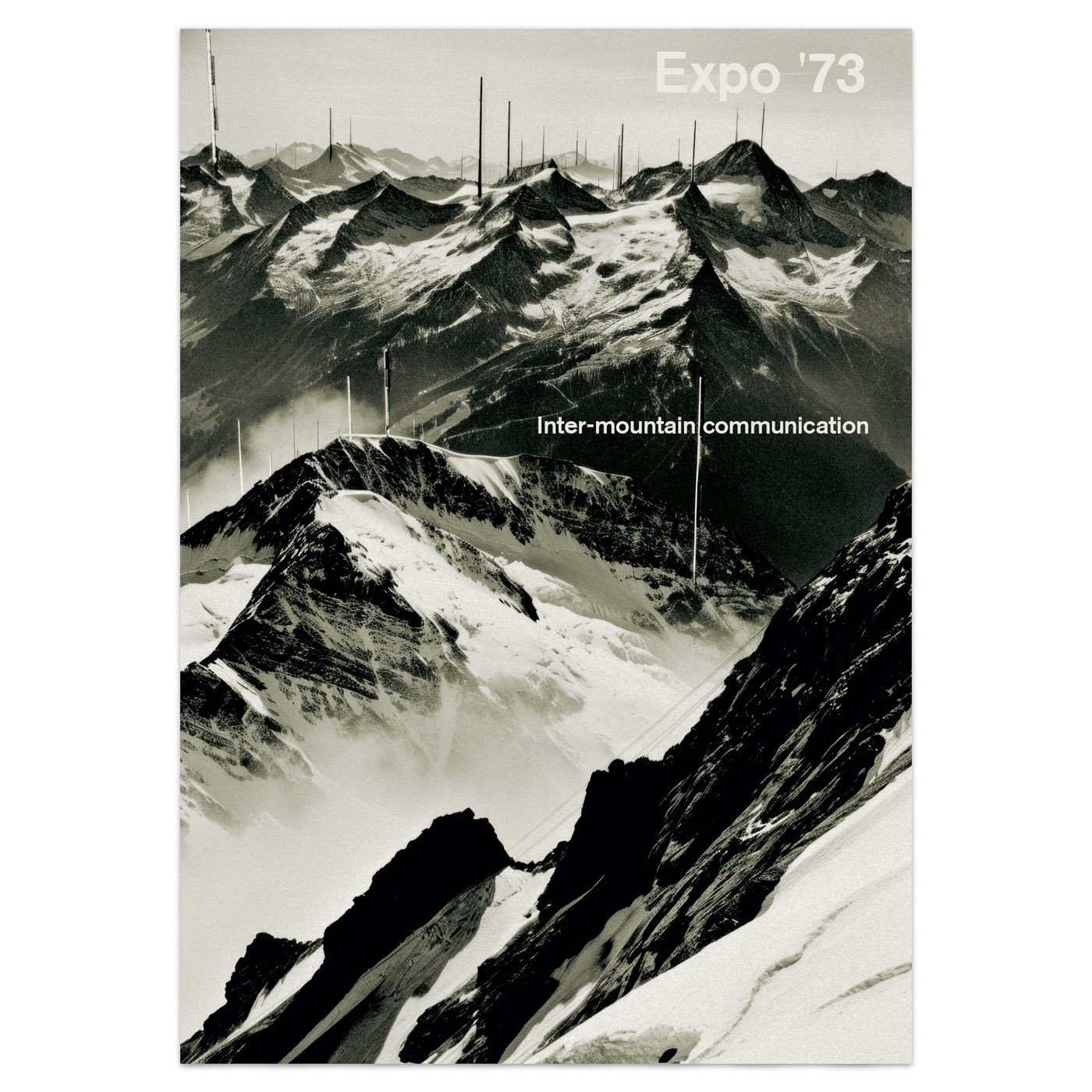 Inter-mountain Communication / Mountain Poster / Expo '73