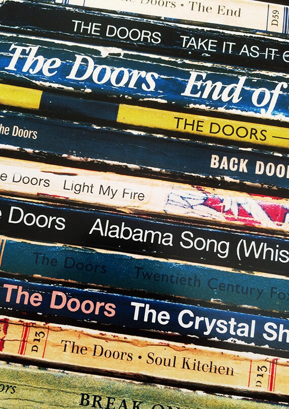 The Doors By The Doors Debut Album As Books Poster Print Etsy