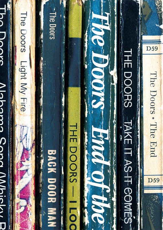 The Doors By The Doors Debut Album As Books Poster Print Etsy