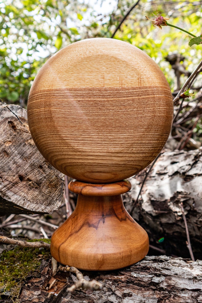 Minimalist Wooden Cremation Urn Urns for Ashes Wooden Burial Urns for Pet Ashes & Human Ashes image 3