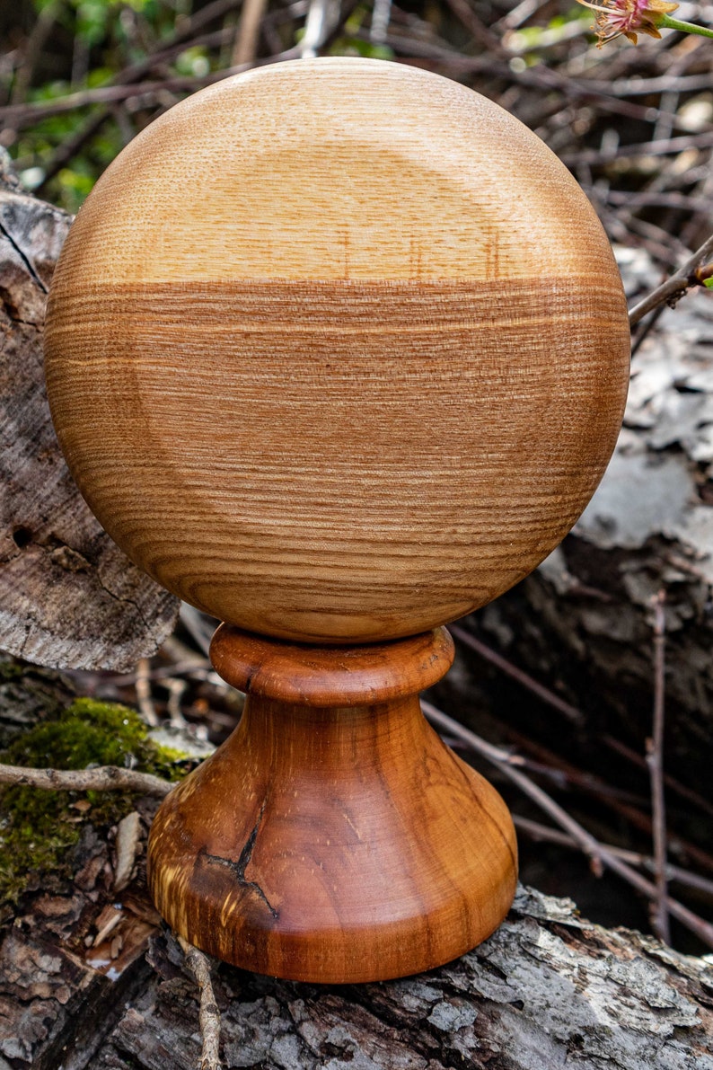 Minimalist Wooden Cremation Urn Urns for Ashes Wooden Burial Urns for Pet Ashes & Human Ashes image 1