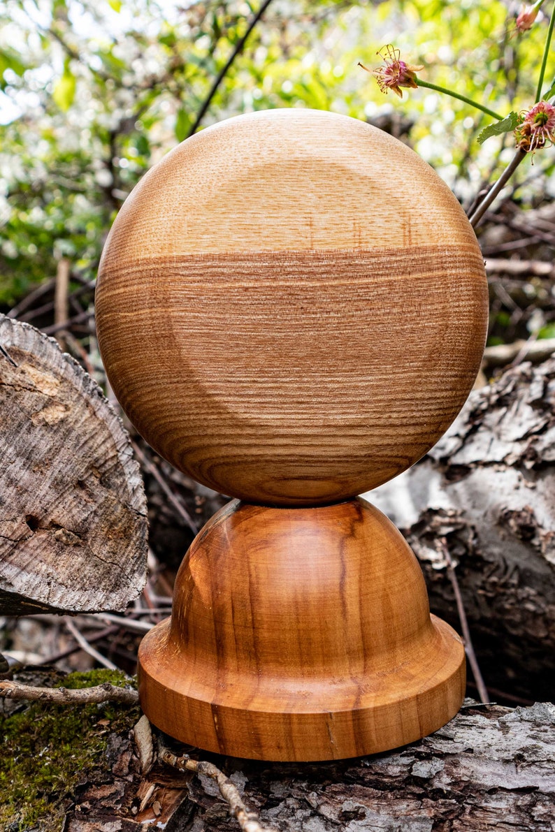 Minimalist Wooden Cremation Urn Urns for Ashes Wooden Burial Urns for Pet Ashes & Human Ashes image 4