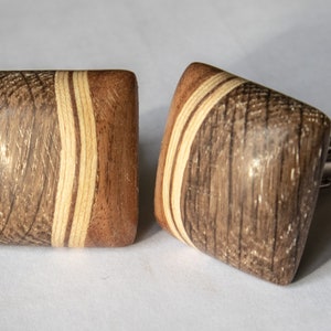 Wooden cufflinks image 2