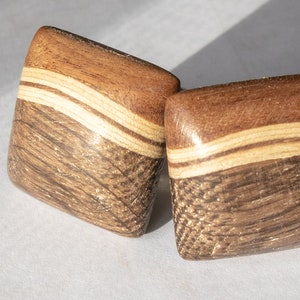 Wooden cufflinks image 1