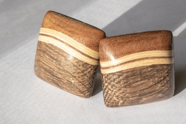 Wooden cufflinks image 1