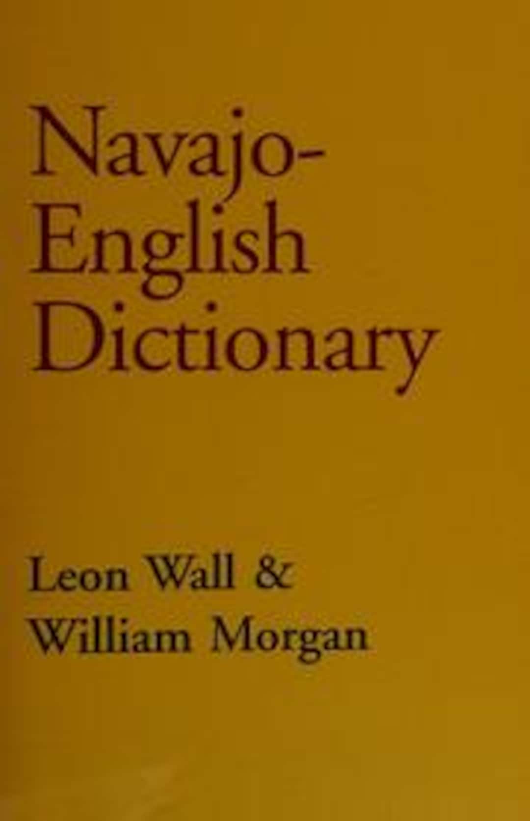 An Ethnologic Dictionary of the Navajo Language - Joe The Book Guy, image size:1080x1674
