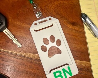 Badge Holder with Title