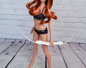 Long Bow - Smart Doll Archery Weapon Prop Resin 3D printed Vinyl BJD 1:3 1/3 scale