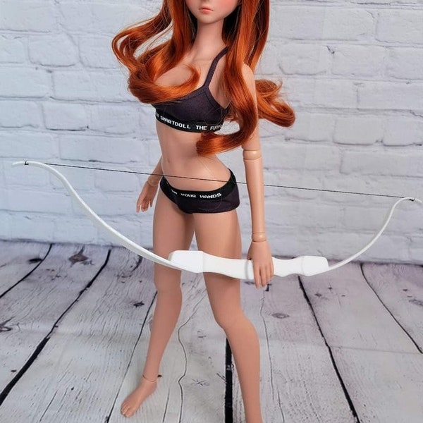 Long Bow - Smart Doll Archery Weapon Prop Resin 3D printed Vinyl BJD 1:3 1/3 scale