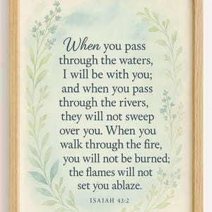 Isaiah Bible Verse Digital Print