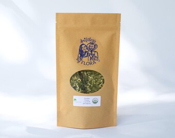 Certified Organic Dried Feverfew Flowers 1 OZ