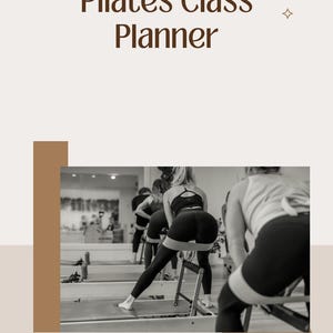 Pilates Instructor Toolkit – Editable Class Planner, Intake Form, Canva Templates & More | Neutral Aesthetic PDF Download