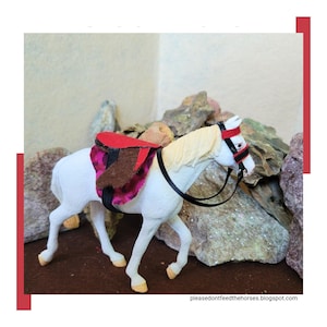 1:20 Scale Custom English Saddle and Pad Set (Custom)