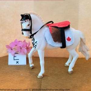 1:12 Scale Custom English Saddle and Pad Set (Custom)