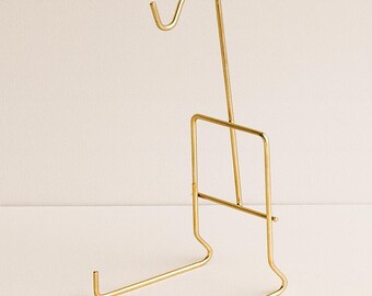Gold-Toned Metal Teacup and Saucer Display Stand - Bard's Design
