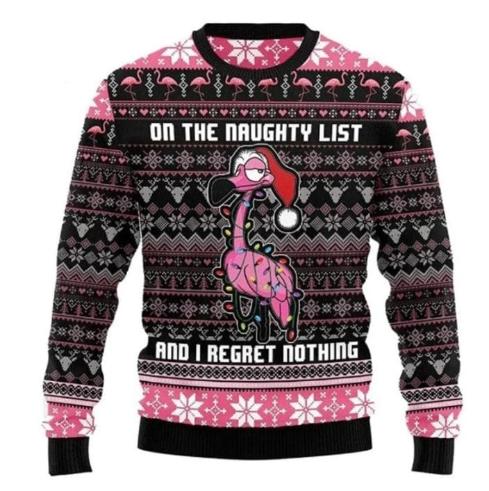 Discover Pink Flamingo Ugly Christmas Sweater, Funny Christmas Ugly Sweater, Flamingo Christmas Sweater, Funny Sweatshirt Gifts