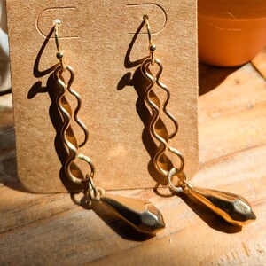 Gold Drop Earrings