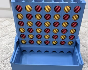 Jogo de 4 em Linha Automático Impresso em 3D | Reinício Automático | Jogo para a Família