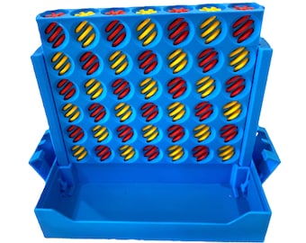 Jogo 4 em linha impresso em 3D – Jogo de tabuleiro divertido para toda a família