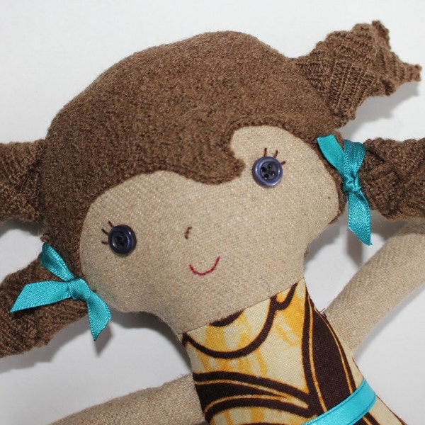 Ragdoll in a pretty African outfit