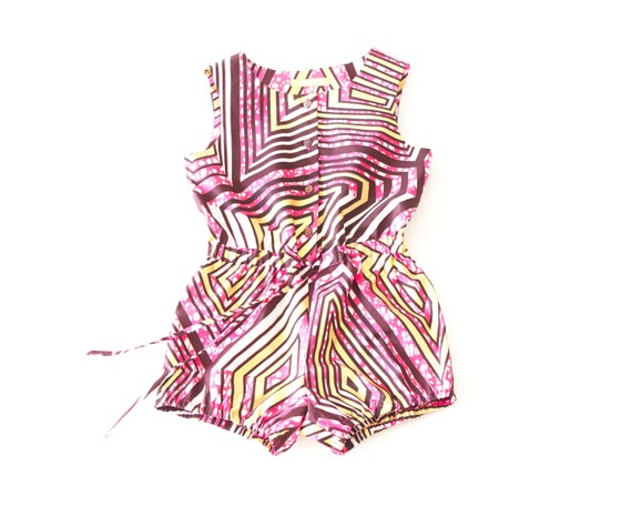 girls pink playsuit