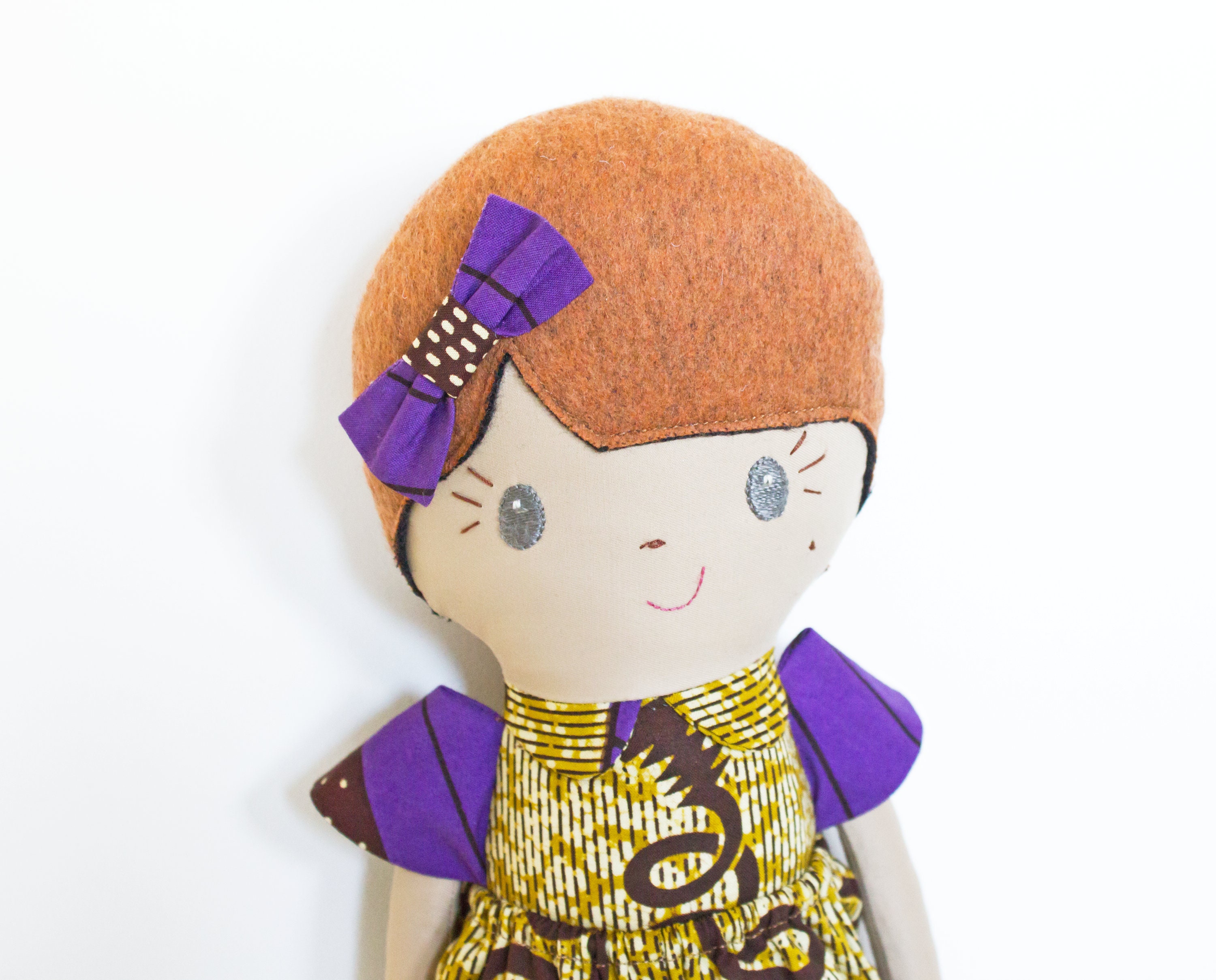red head rag doll