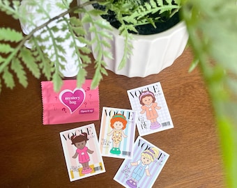Polly Pocket Vogue Magazine Stickers