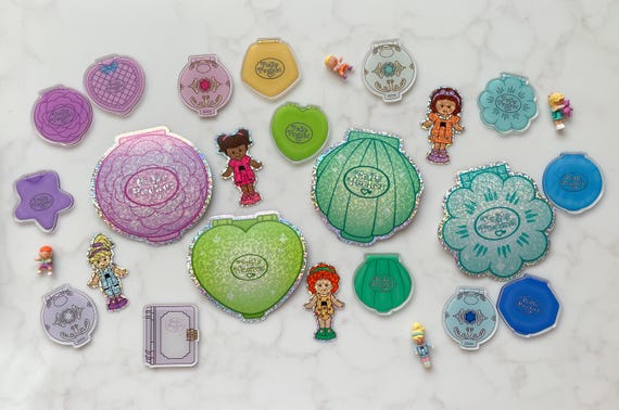Polly Pocket Stickers | Set of 8