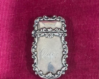 Sterling marked Match Safe